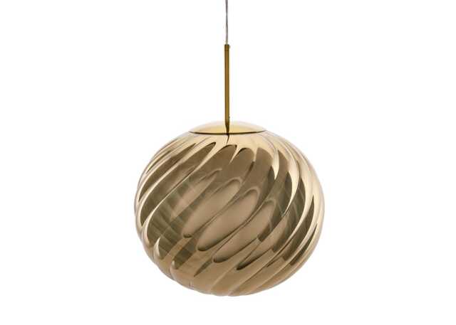 Tom Dixon Whirl LED Pendant Gold 45cm