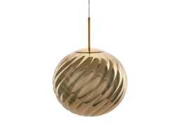 Tom Dixon Whirl LED Pendant Gold 45cm