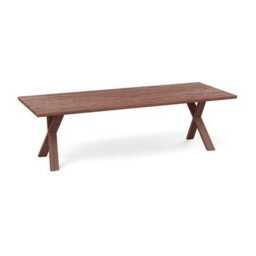 Heal's Oslo Table 260x100cm Walnut Natural Edge Filled