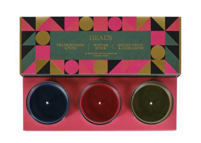 Heal's Seasonal Set of 3 Votive Candles