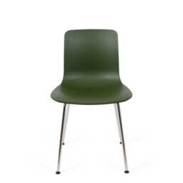 Vitra HAL RE Tube Chair in Ivy with Chrome Base