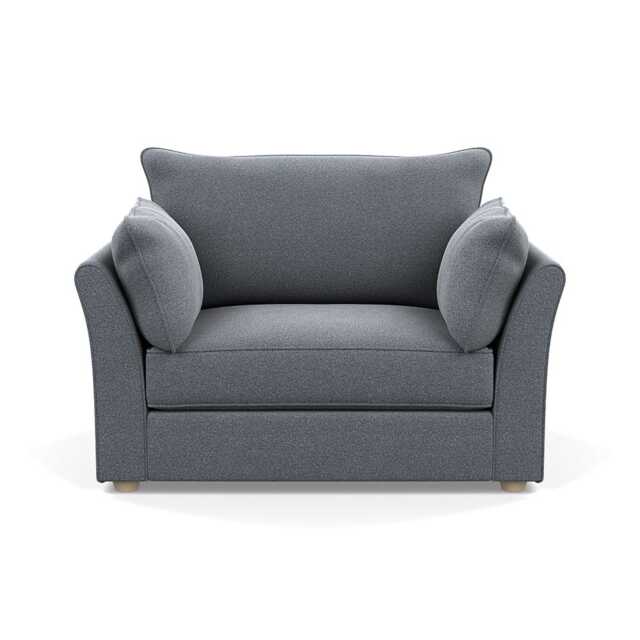 Heal's Tailor Loveseat Boucle Steel Natural Beech Feet