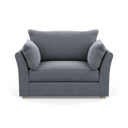 Heal's Tailor Loveseat Boucle Steel Natural Beech Feet