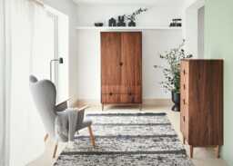 Heal's Amira Double Wardrobe in Walnut - thumbnail 2