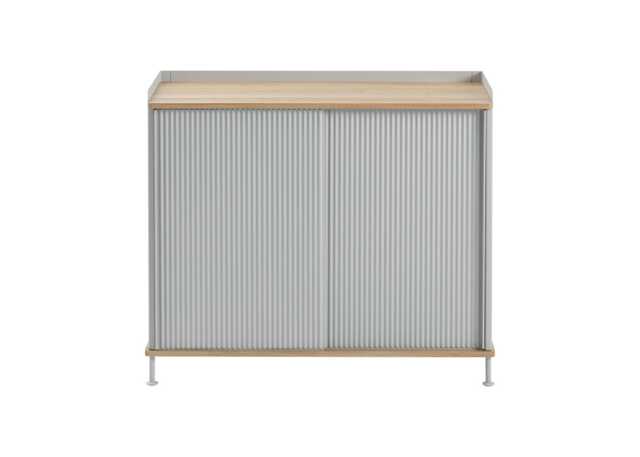 Muuto Enfold Tall Sideboard Oak and Grey - image 1