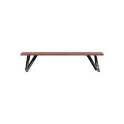 Heal's Vienna Bench 180x35cm Oiled Walnut Straight Edge Not Filled