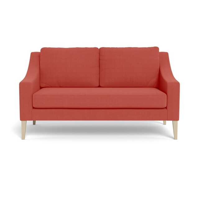 Heal's Richmond 2 Seater Sofa Linen Grenadine Natural Ash Feet