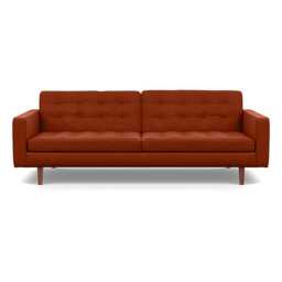 Heal's Hepburn 4 Seater Sofa Nobilis Rust Walnut - thumbnail 1