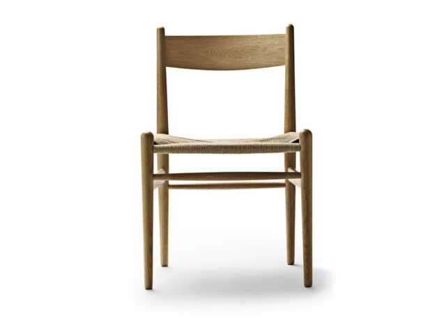 CH36 Chair Oiled Oak Natural Cord Seat