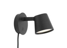 Muuto Tip LED Wall Light Black - thumbnail 1