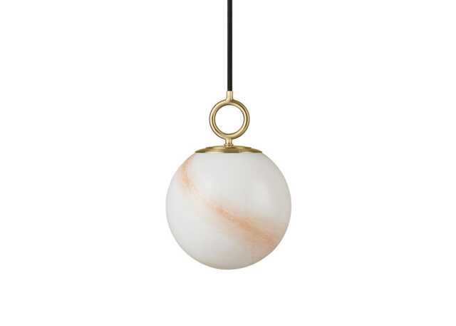 Halo Stockholm Pendant Marble Brown Dia 18