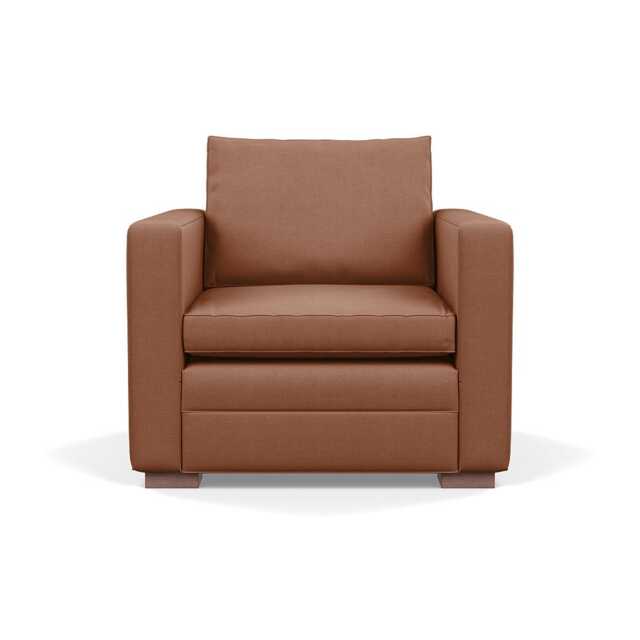 Heal's Palermo Armchair Siena Cotton Clay Walnut Feet - image 1