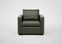 Heal's Palermo Armchair Siena Cotton Clay Walnut Feet - thumbnail 2