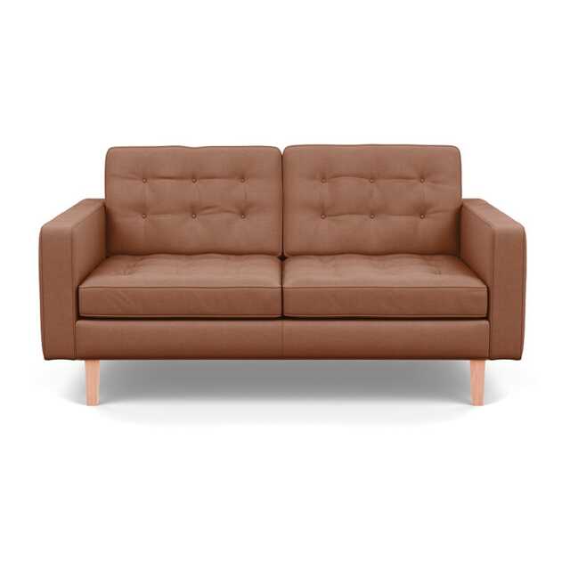 Heal's Hepburn 2 Seater Siena Cotton Clay Natural