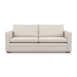 Heal's Palermo 3 Seater Sofa Siena Cotton Natural Walnut Feet