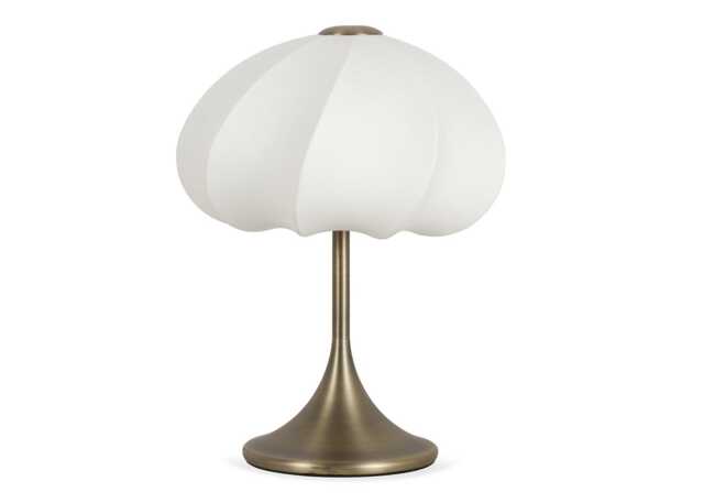 Heal's Malmo Touch Table Lamp White/Brass