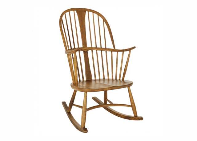 Ercol Chairmakers Rocking Chair Vintage Ash