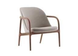 Artisan Neva Lounge Chair Trimmed in Steelcut 213