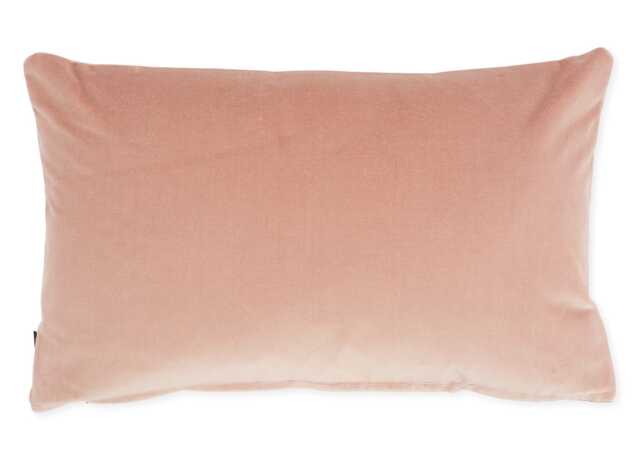 Heal's Velvet Cushion Dusky Pink 35 x 55cm
