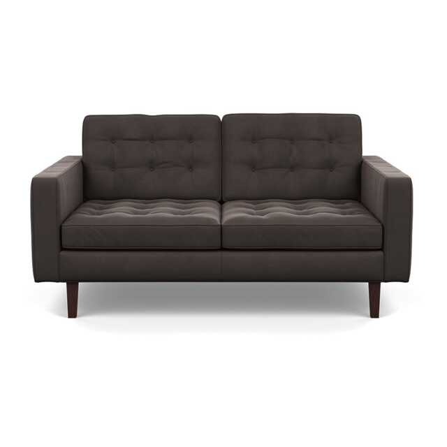 Heal's Hepburn 2 Seater Nobilis Velvet Sable Wenge