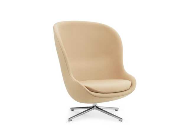 Normann Copenhagen Hyg Lounge Chair High Swivel Alu Synergy 18