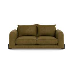 Heal's Nuvola 3 Seater Sofa Smart Luxe Velvet Peridot Black Painted Feet - thumbnail 2