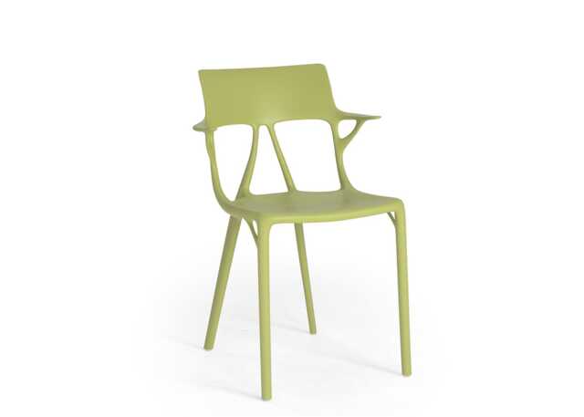 Kartell A.I. Chair Green Set of 2