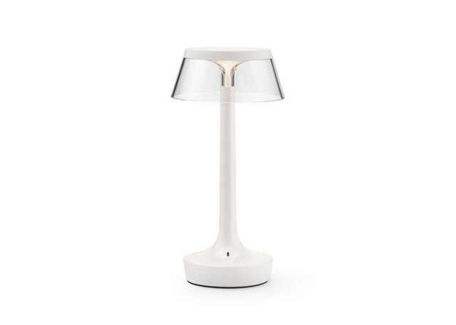 Flos Bon Jour Unplugged LED Portable Table Lamp Almost White
