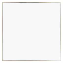 Heal's Fine Edge Mirror Rectangle 70x70cm Gold