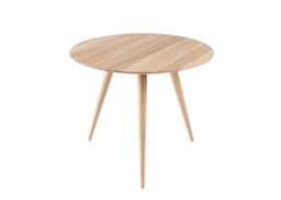 Gazzda Arp Side Table Dia 55cm White Oiled Oak