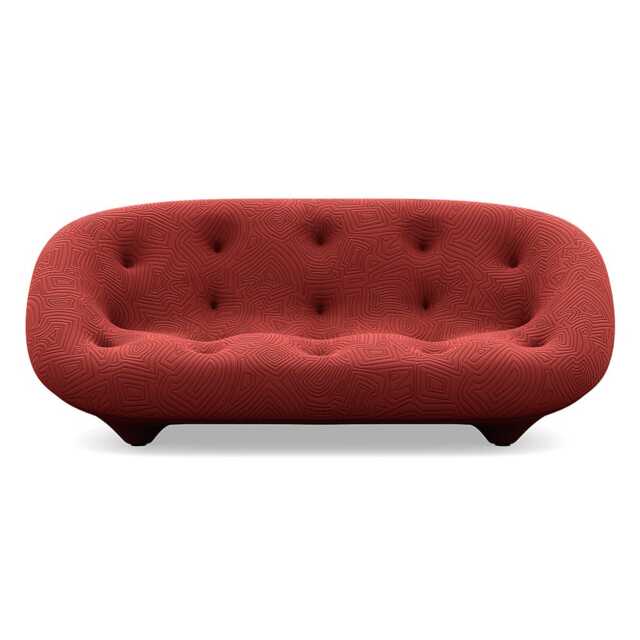 Ligne Roset Ploum Medium High Back Sofa Appa Rouge