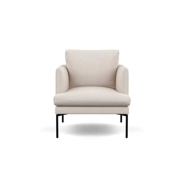 Heal's Matera Armchair Siena Cotton Natural Black Feet