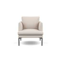 Heal's Matera Armchair Siena Cotton Natural Black Feet