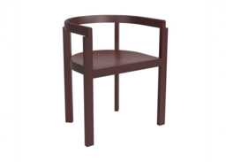 Fritz Hansen After Dining Chair Ash Burgundy