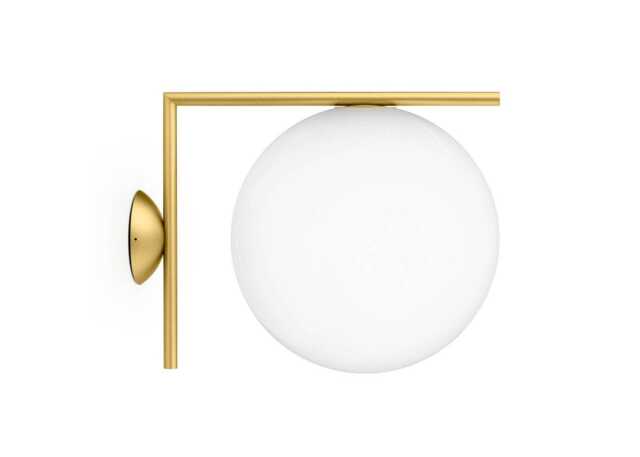 Flos IC W2 Wall Light Brass