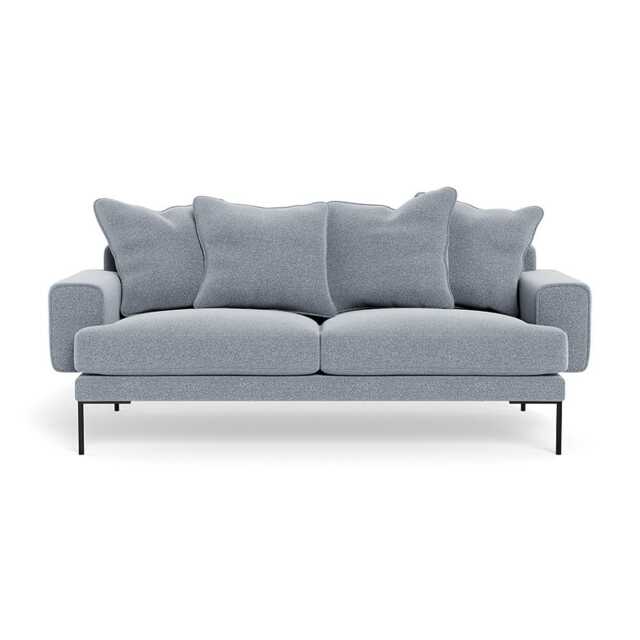 Heal's Torrington 3 Seater Sofa Boucle Steel Black Feet - image 1