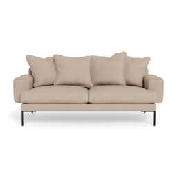 Heal's Torrington 3 Seater Sofa Boucle Steel Black Feet - thumbnail 2