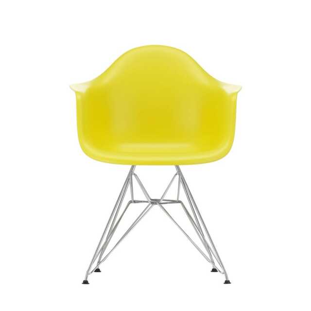 Vitra Eames DAR Armchair New Height Sunlight Chrome Base