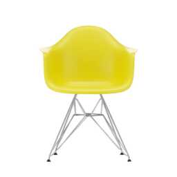 Vitra Eames DAR Armchair New Height Sunlight Chrome Base
