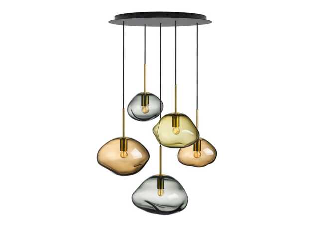 Hadeland Glassverk Crystal Stone Seraphin Chandelier Light