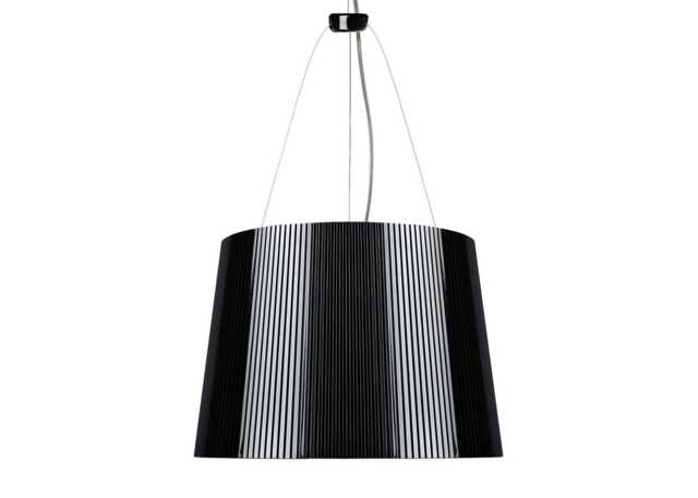 Kartell Ge' Pendant Light Black Shade Gold Interior - image 1