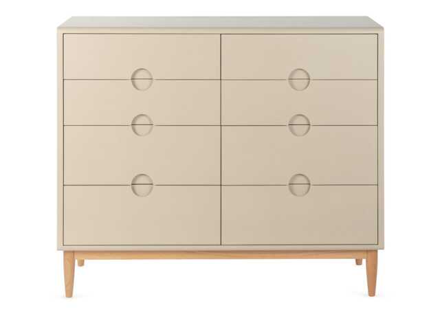 Heal's Amira Wide Chest of Drawers Painted Oatmeal - image 1