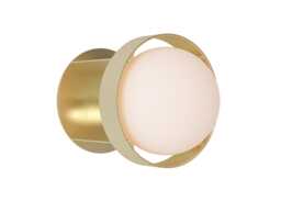 Tala Loop Wall Light Gold Large with Sphere IV Bulb - thumbnail 1