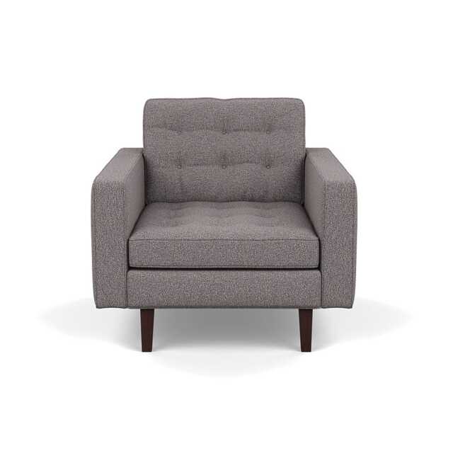 Heal's Hepburn Armchair Loop Boucle Granite Black