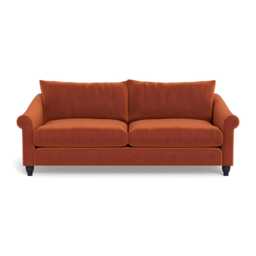 Heal's Devon 4 Str Cotton Velvet Russet Black Feet