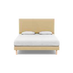 Heal's Newman Headboard Super King Smart Luxe Velvet Biscuit
