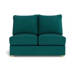 Heal's Tailor Double Armless Unit Brushed Cotton Pine Natural Feet