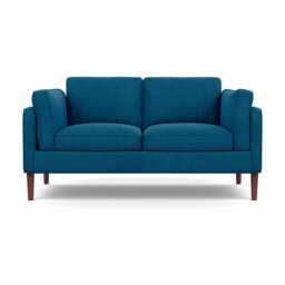 Heal's Sonno 2 Seater St Moritz Wool Teal Walnut Feet