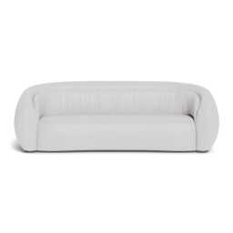 Heal's Flora 4 Seater Sofa Grain Leather White
