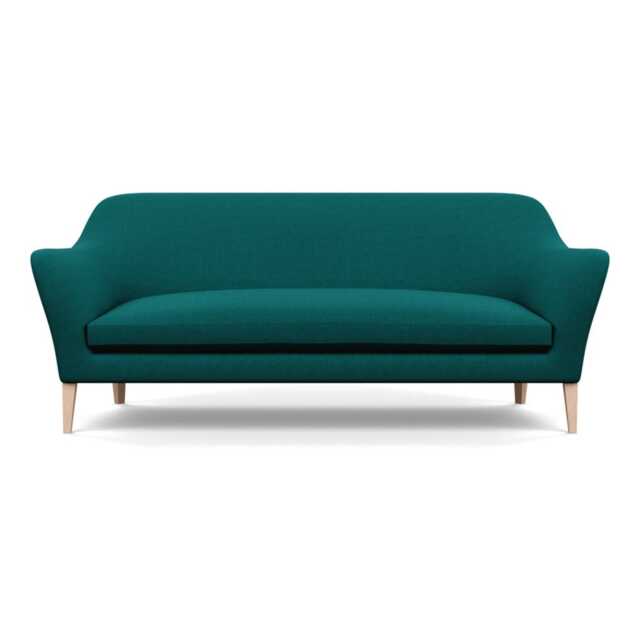 Heal's Wallis 4 Seater Sofa Brushed Cotton Pine Natural Feet